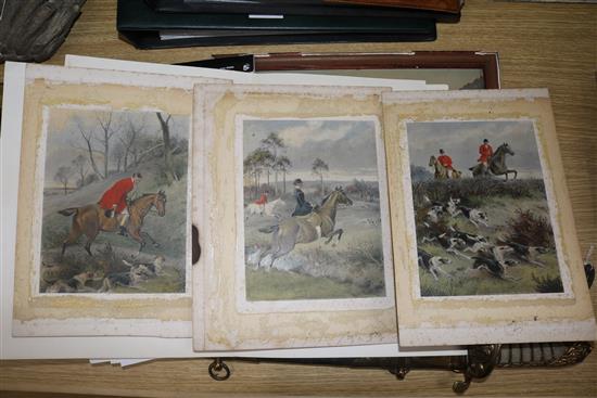A collection of Baxter prints and Baxter book